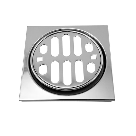 Westbrass Frank Pattern Snap-In Shower Strainer Grill, Square & Crown D3171-26